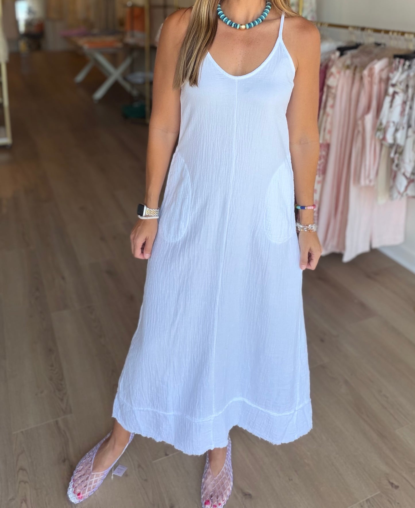 Highlow Midi Tank Dress
