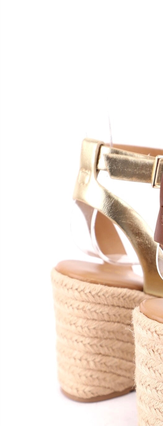 Gold Fisherman Espadrille