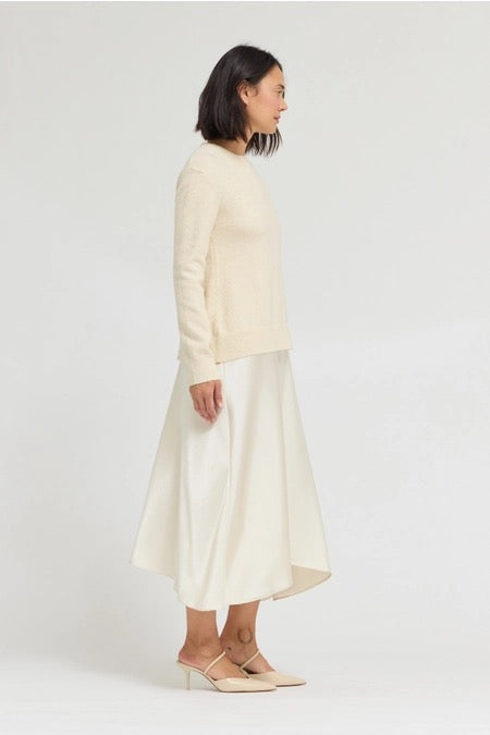 Knit Mix Midi Dress