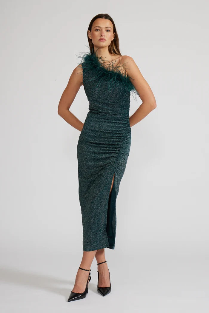 Sandrine Feather Dress