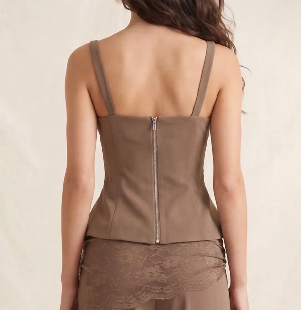 Corset Peplum Top