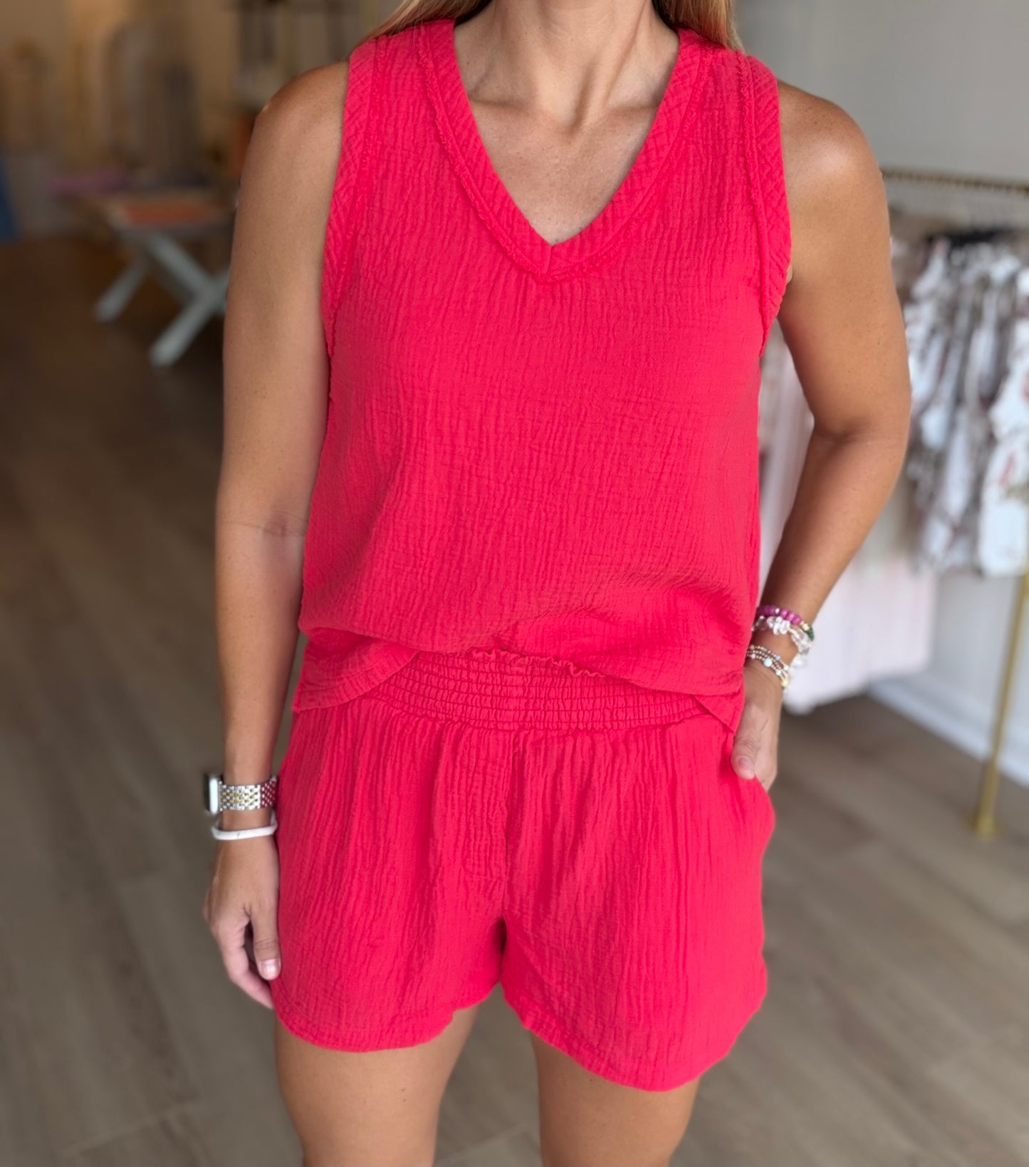 Barn Faux Fly Shorts