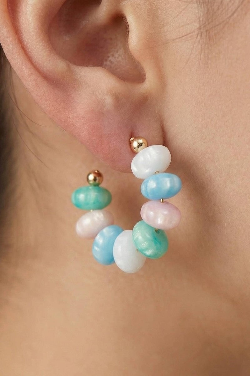 Chunky Bead Hoop
