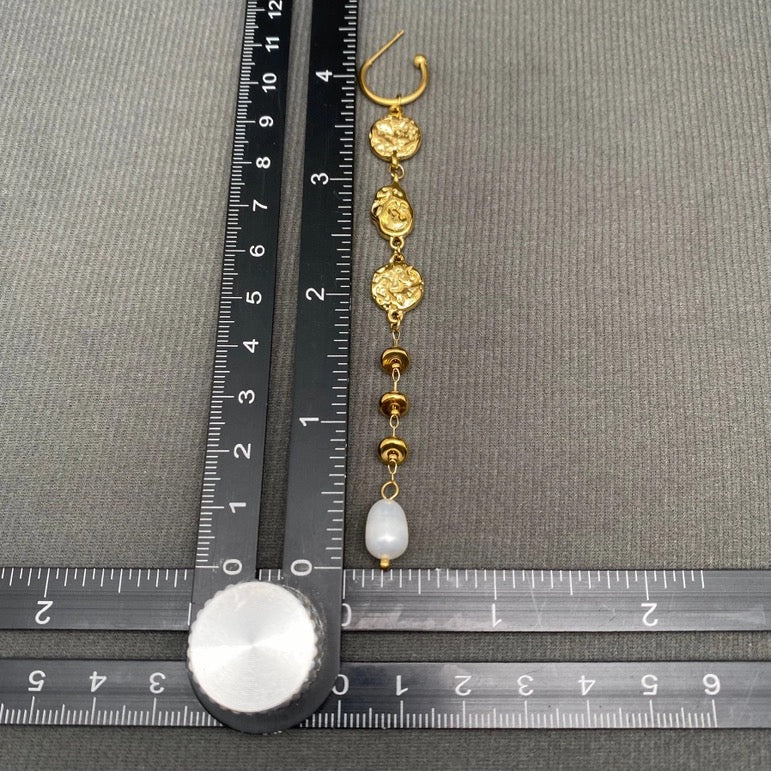 Pearl Hammering 18k