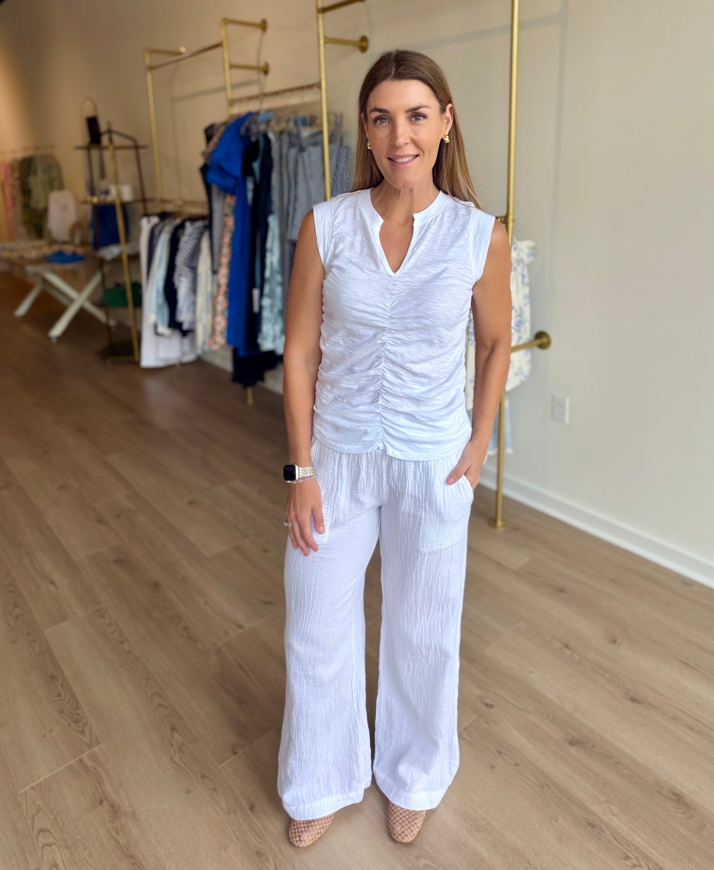 Wide Leg Beach Pant