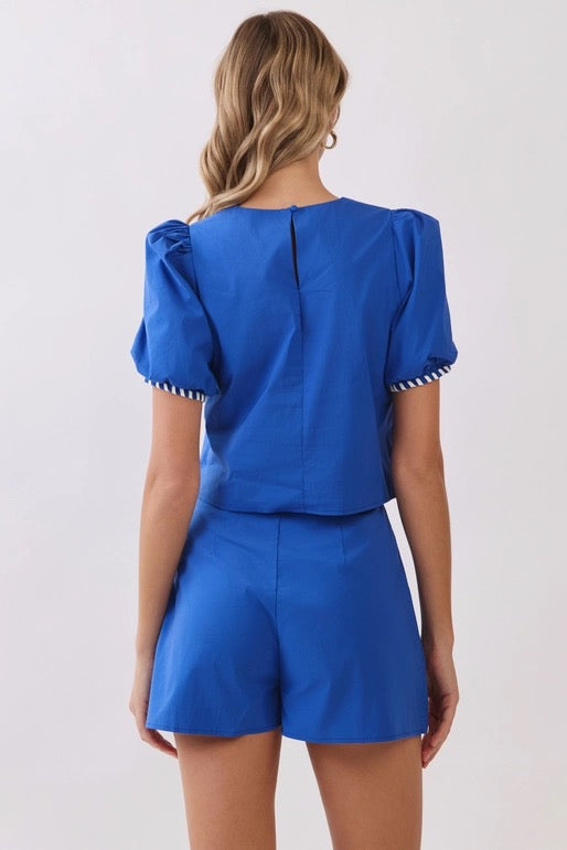 Contrast Whip Top