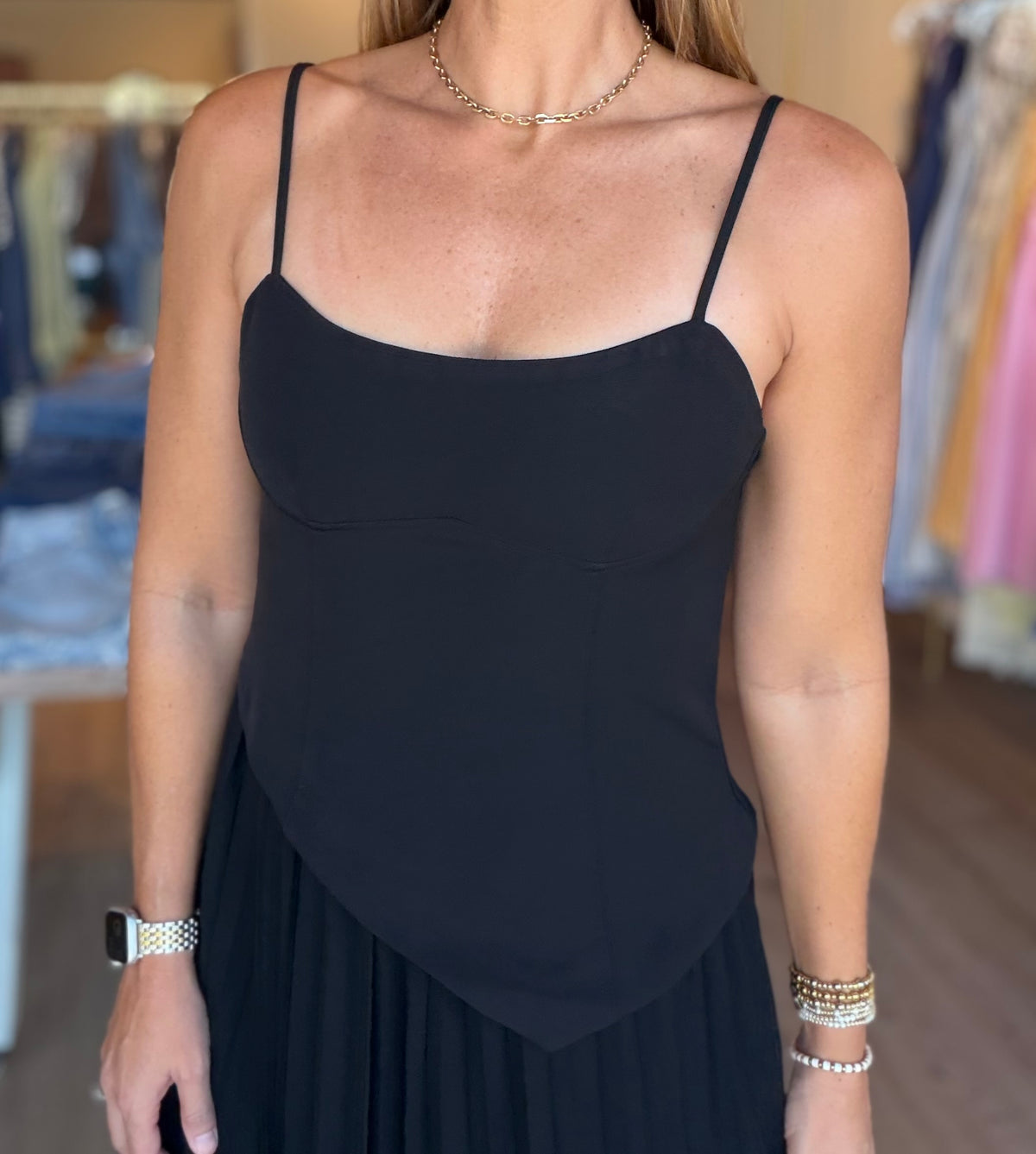 Asymmetric Waist Midi