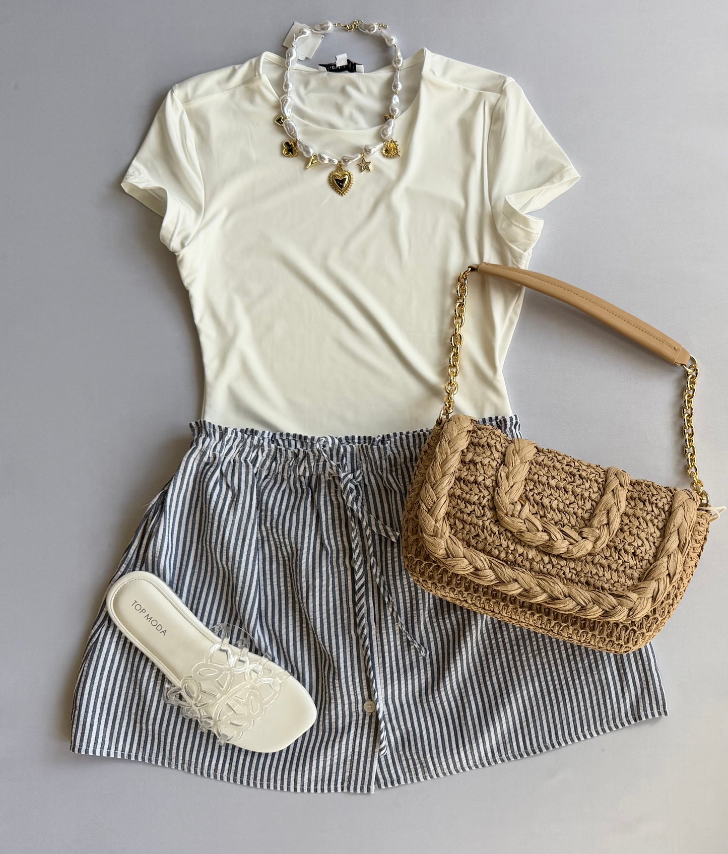 Mini Stripe Skirt