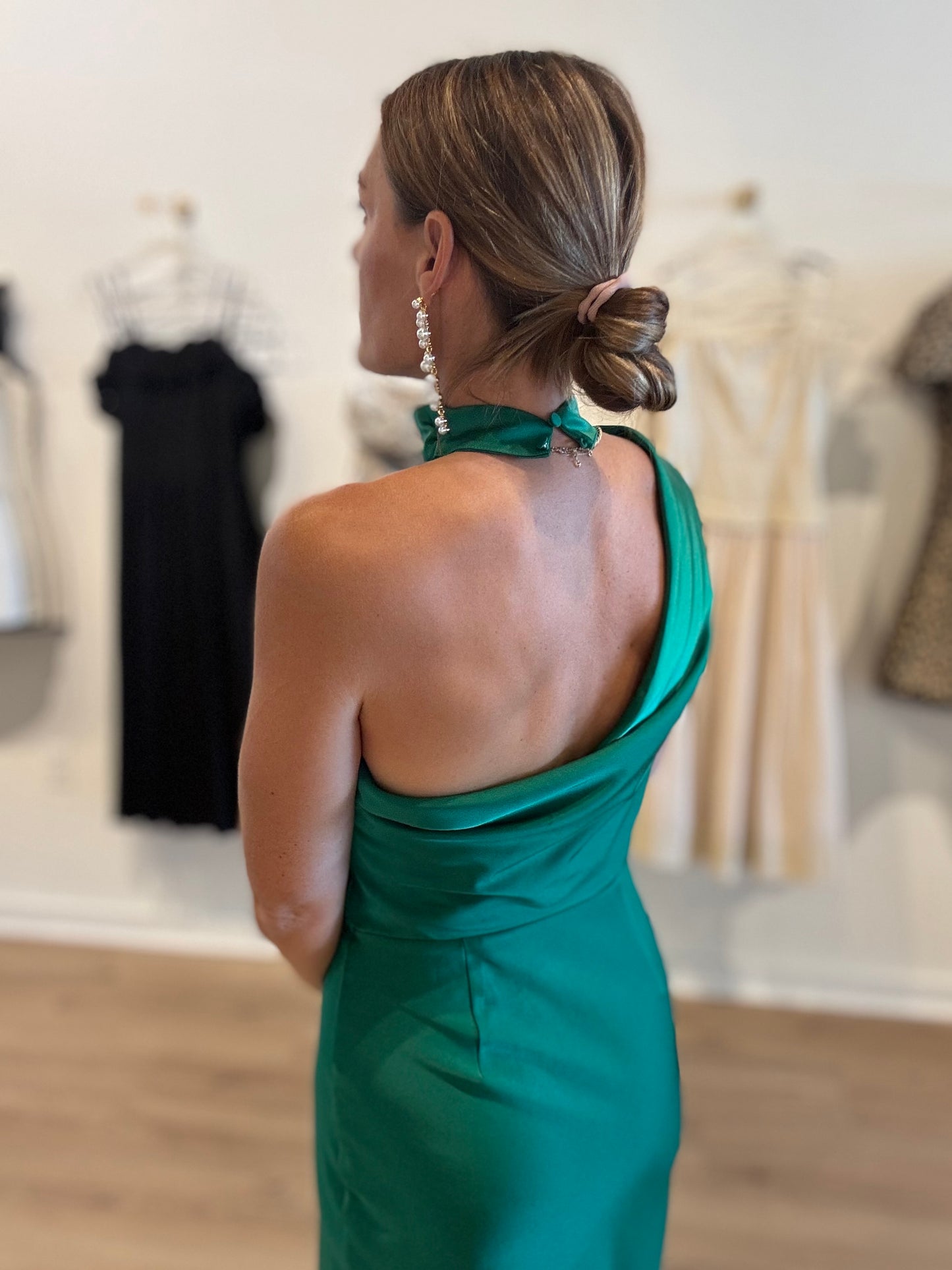 Jodie High Neck Midi