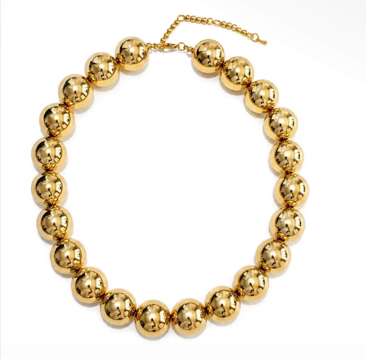 Polished Bubble Necklace