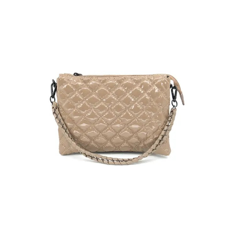 Mocha Patent Purse
