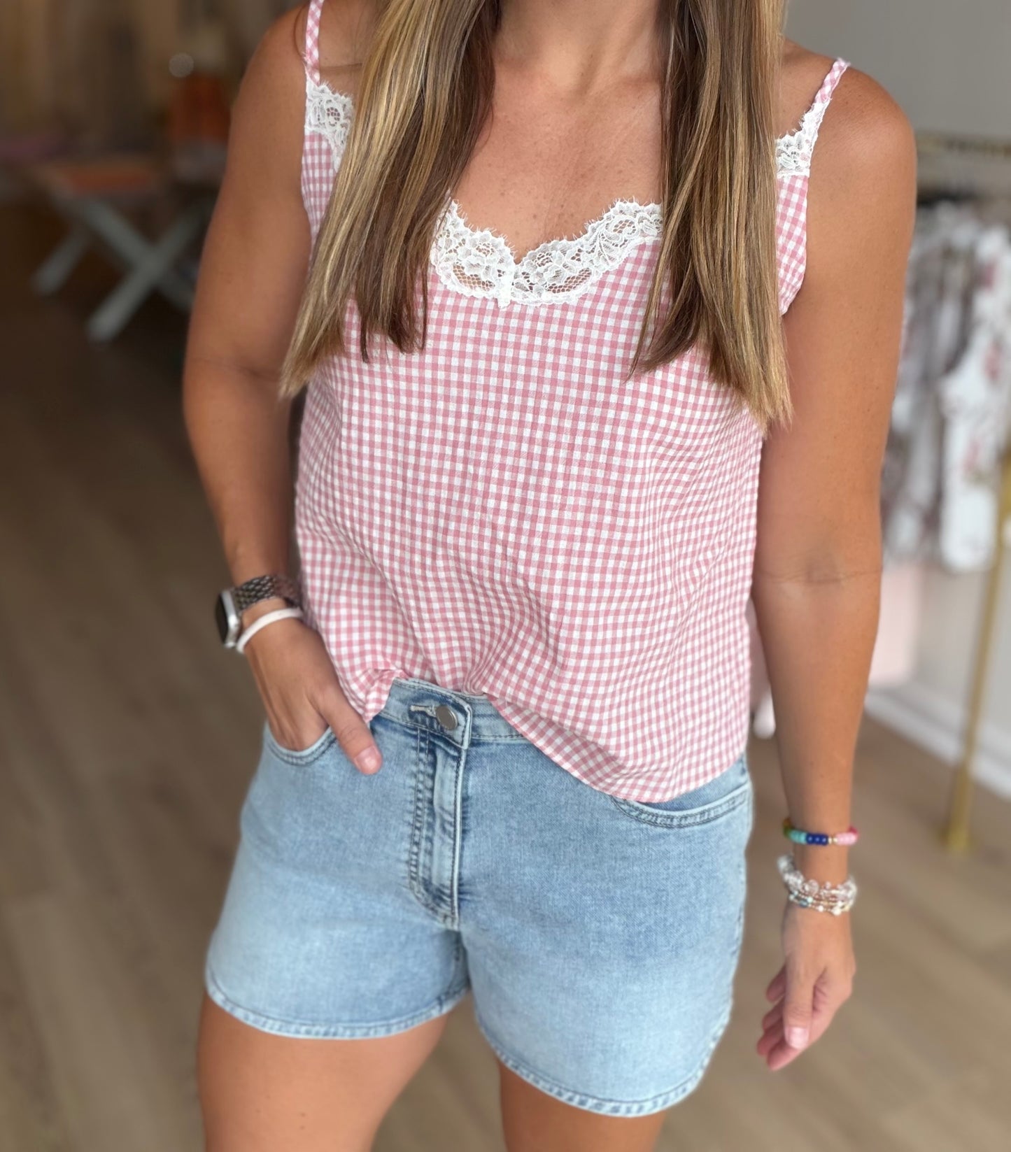 Curved Hem Shorts