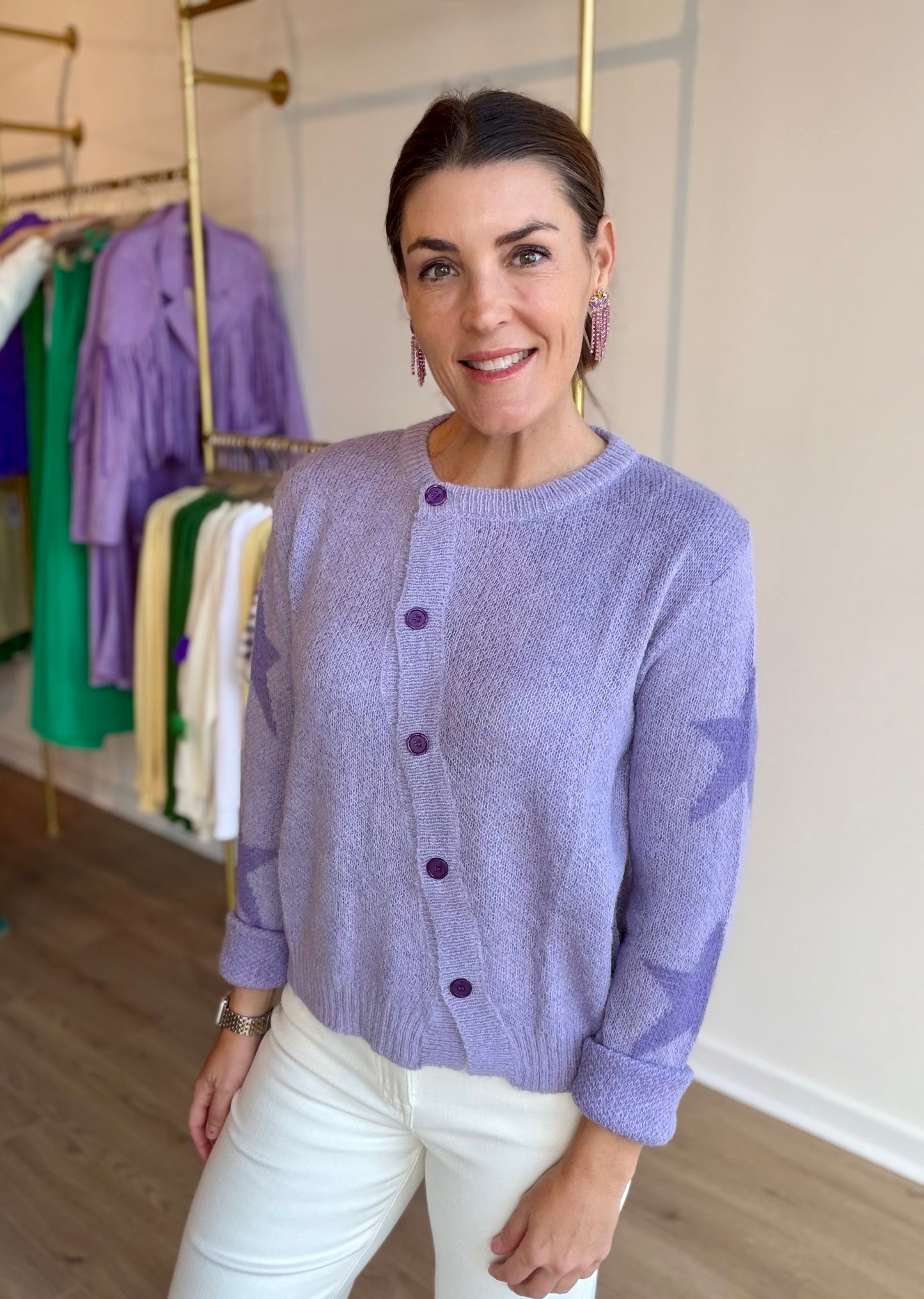 Star Sleeve Cardi