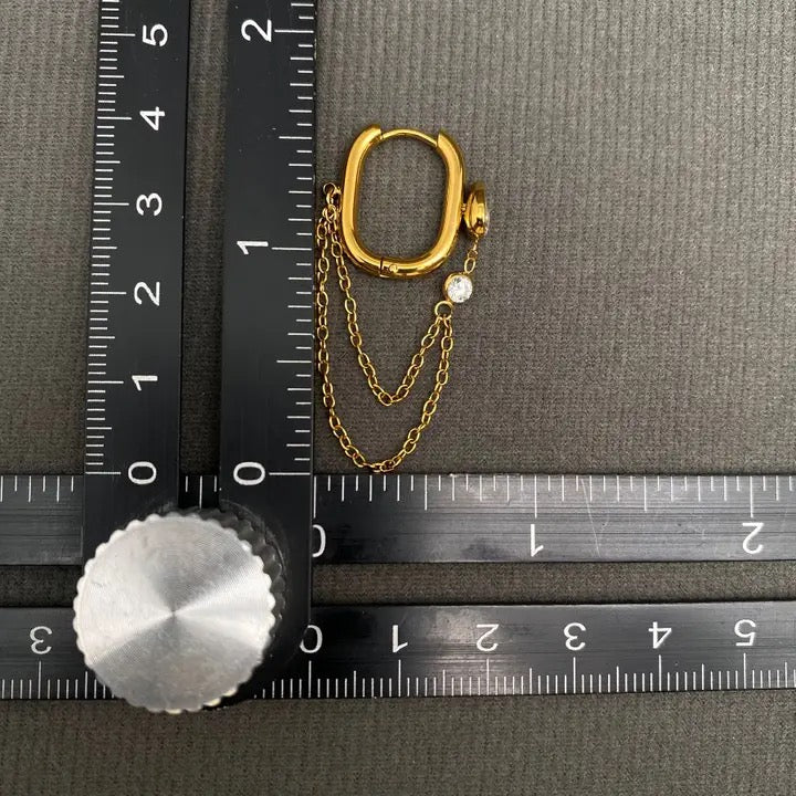 18K Plated Inliad Fringe