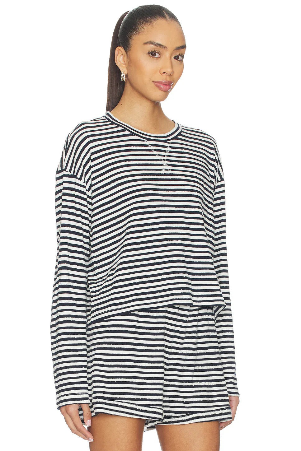 Navy Drop Pullover