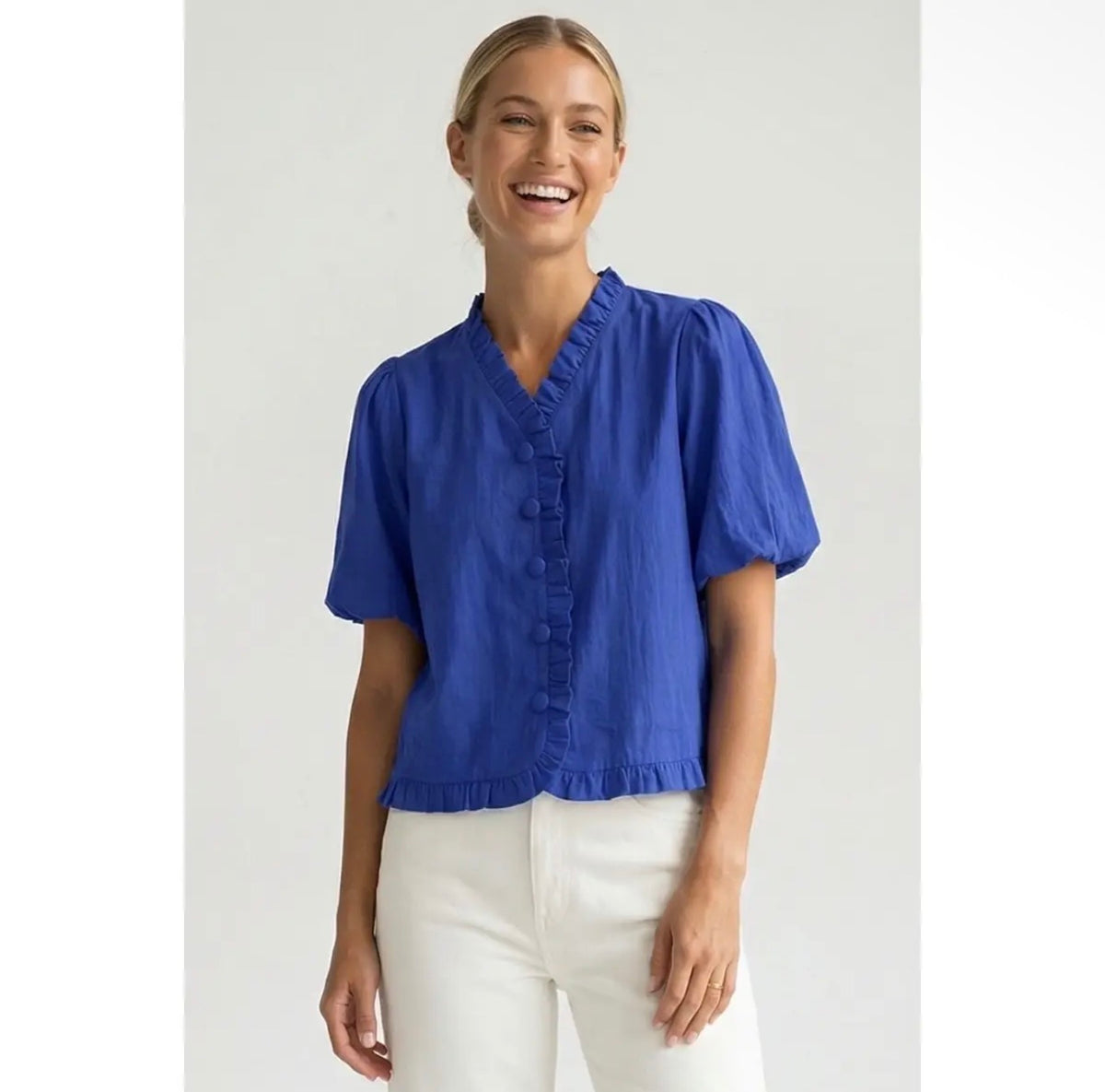 Ruffle Bubble Button