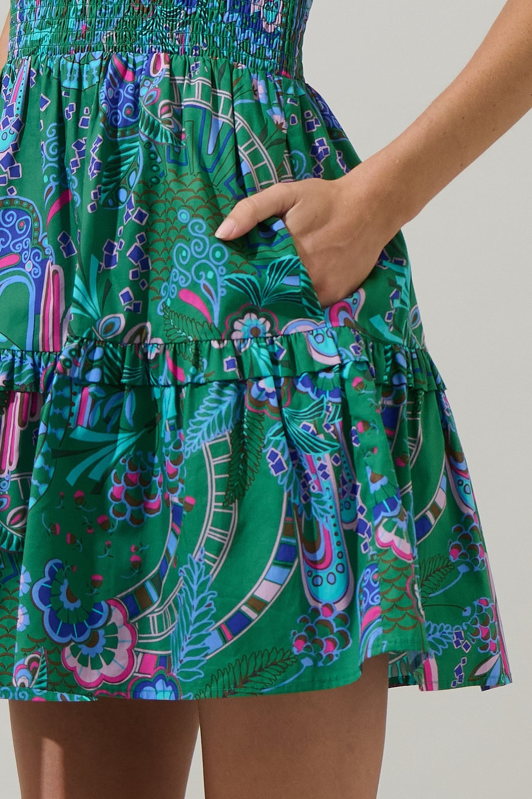 Geo Aylin Smocked Mini