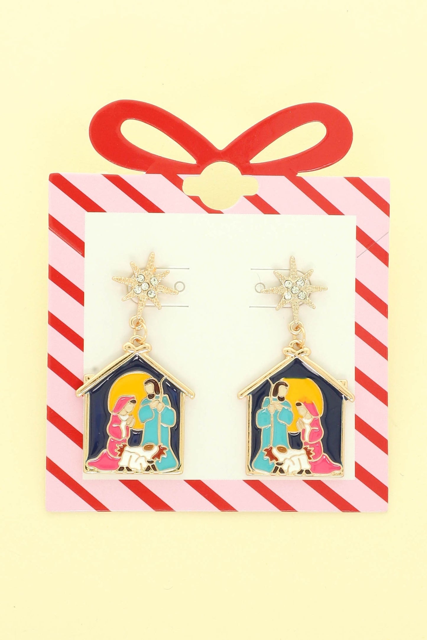 Nativity Post Earring