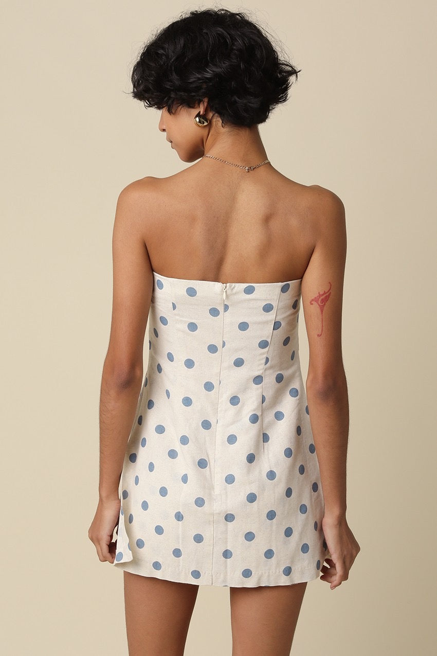 Poke Blue Romper