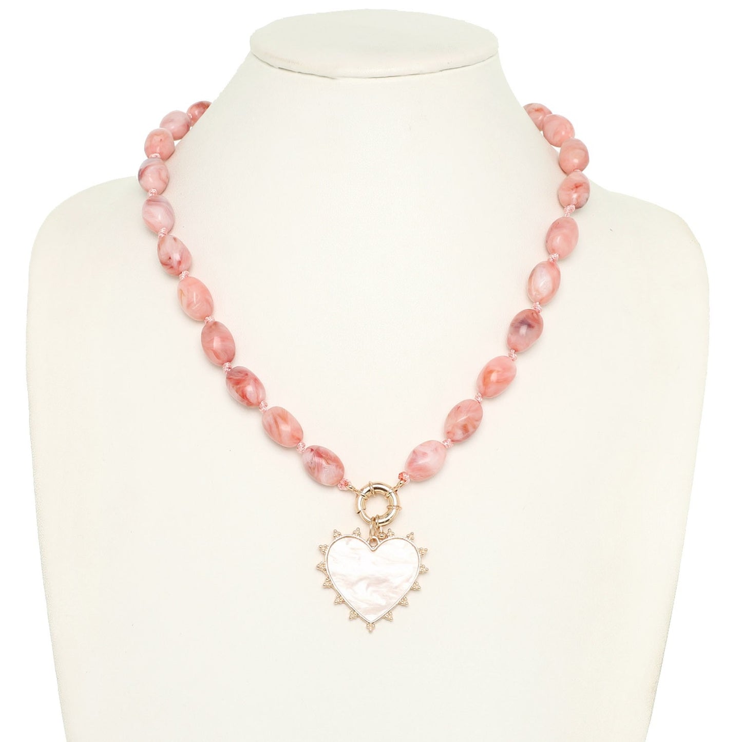 Pink Heart Necklace
