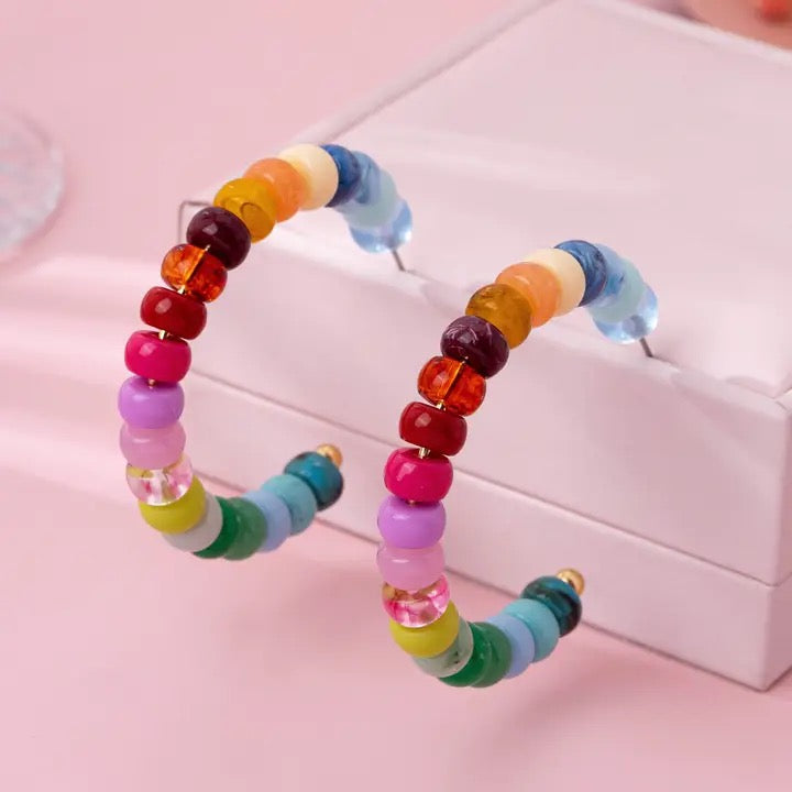 Beaded Hoop