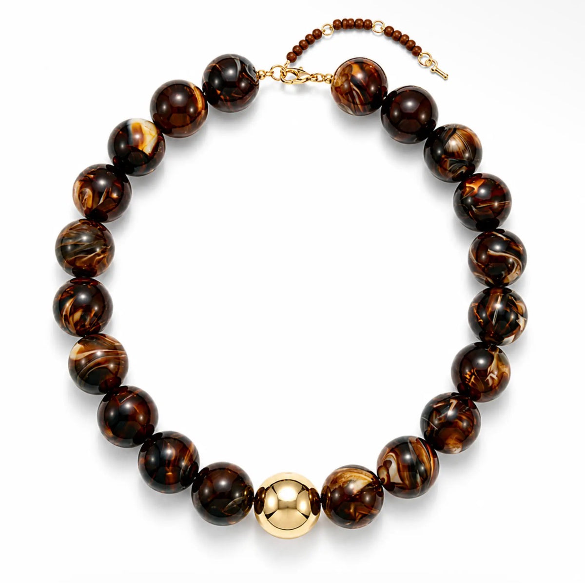 Amber Beaded Necklace