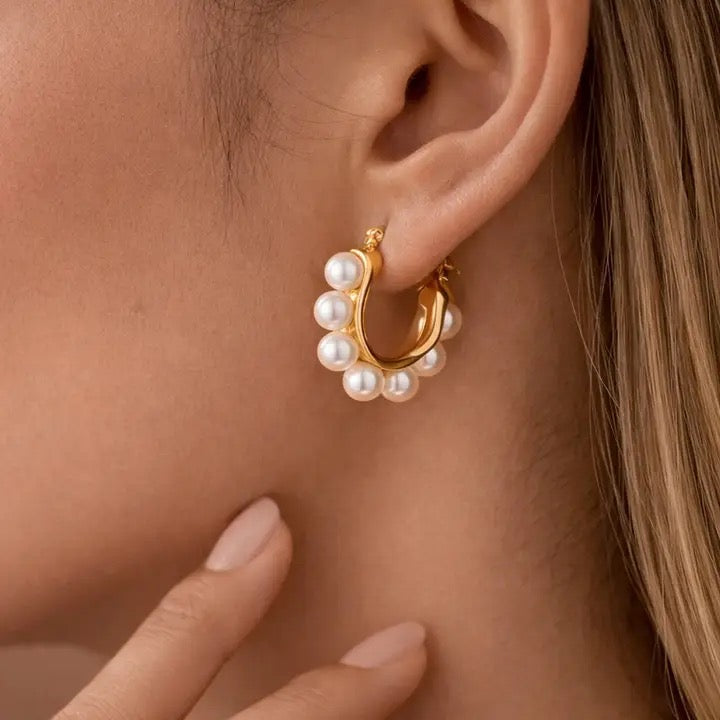 Pearl Plated Earring
