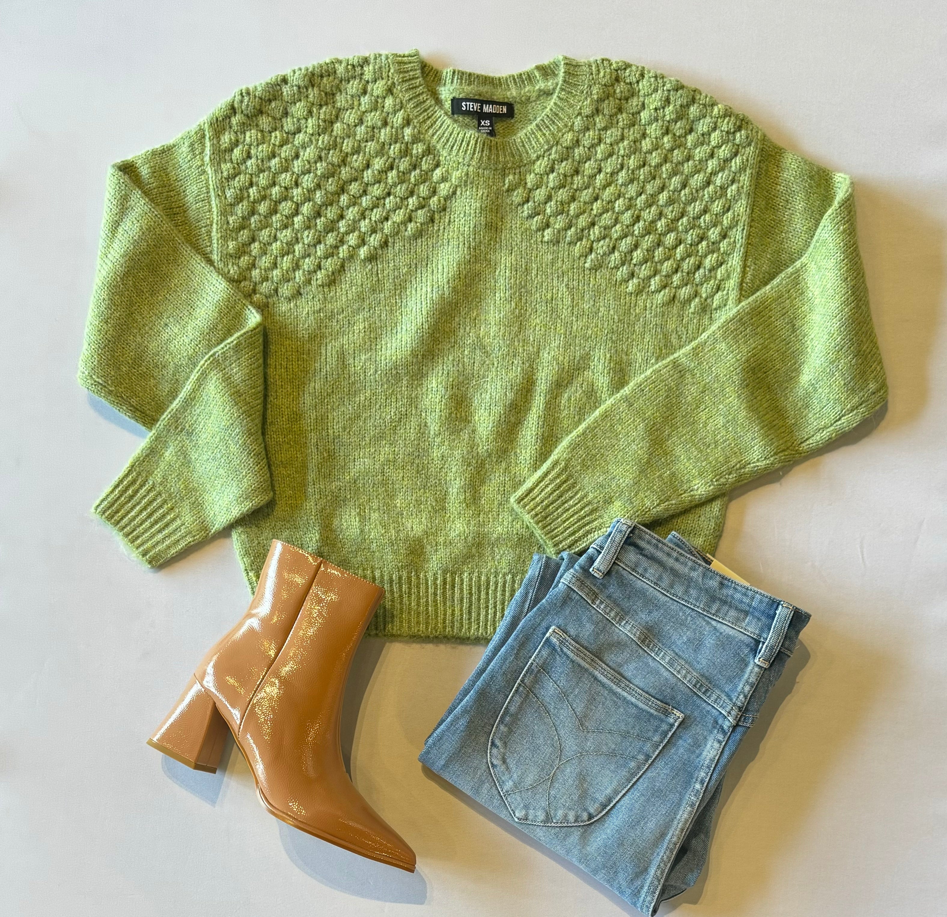 Green Knit Sweater