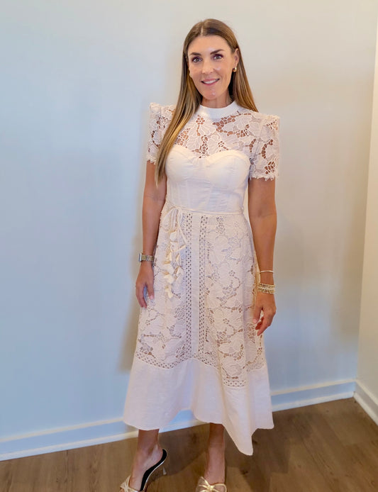 Lace Corset Midi