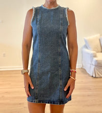 Denim Fringe Dress