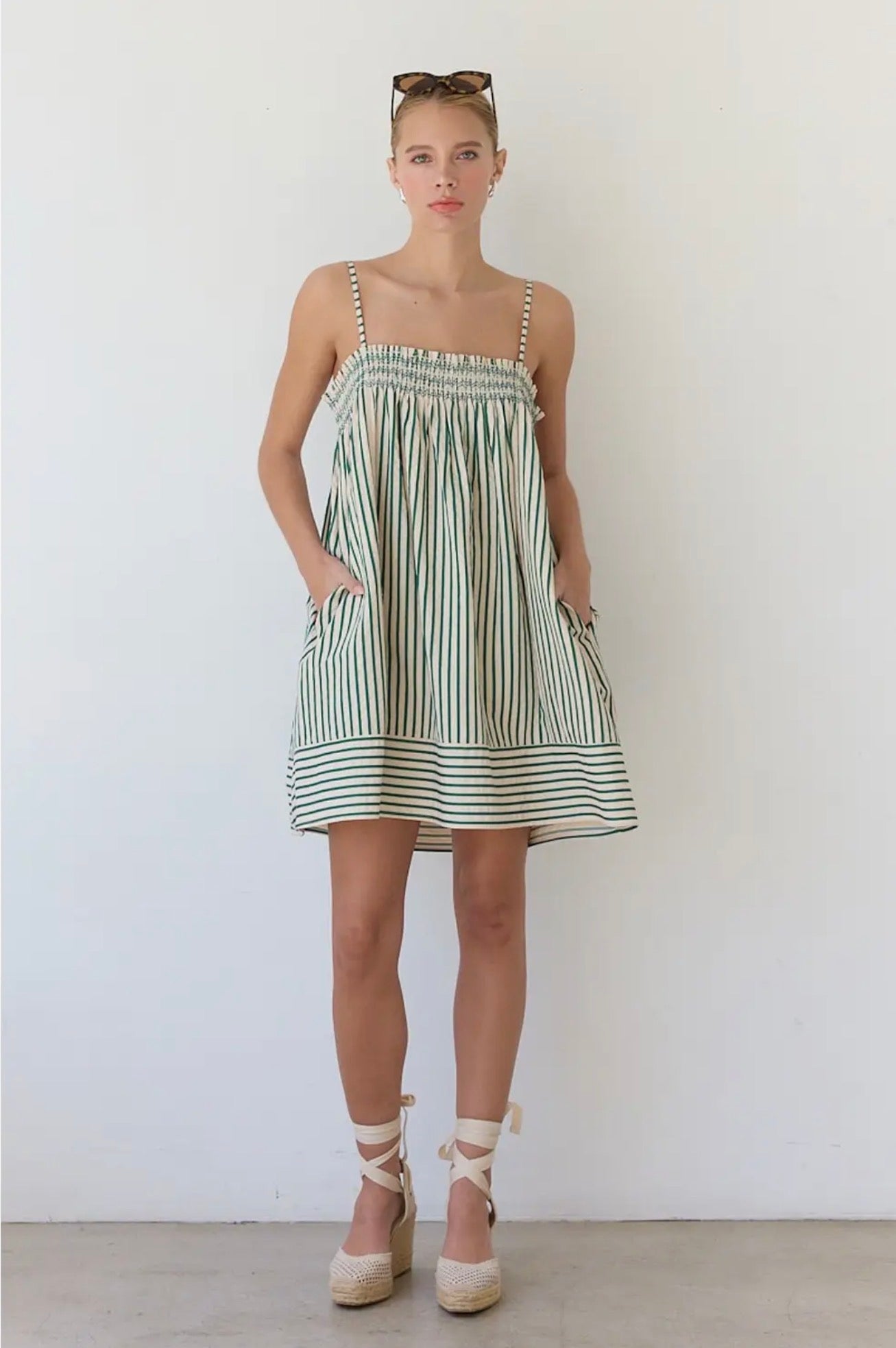 Green Stripe Mini