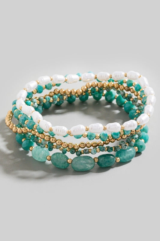 Pearl Metallic Bracelet