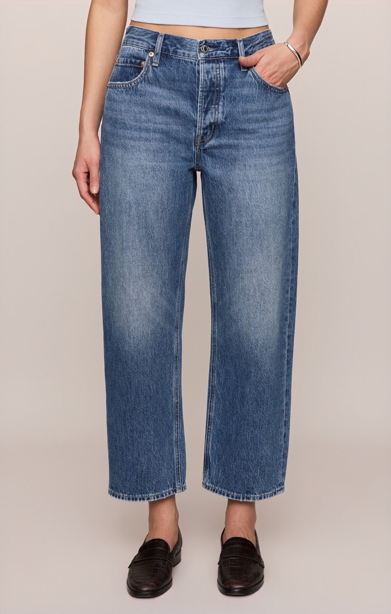Bowed Ankle Denim