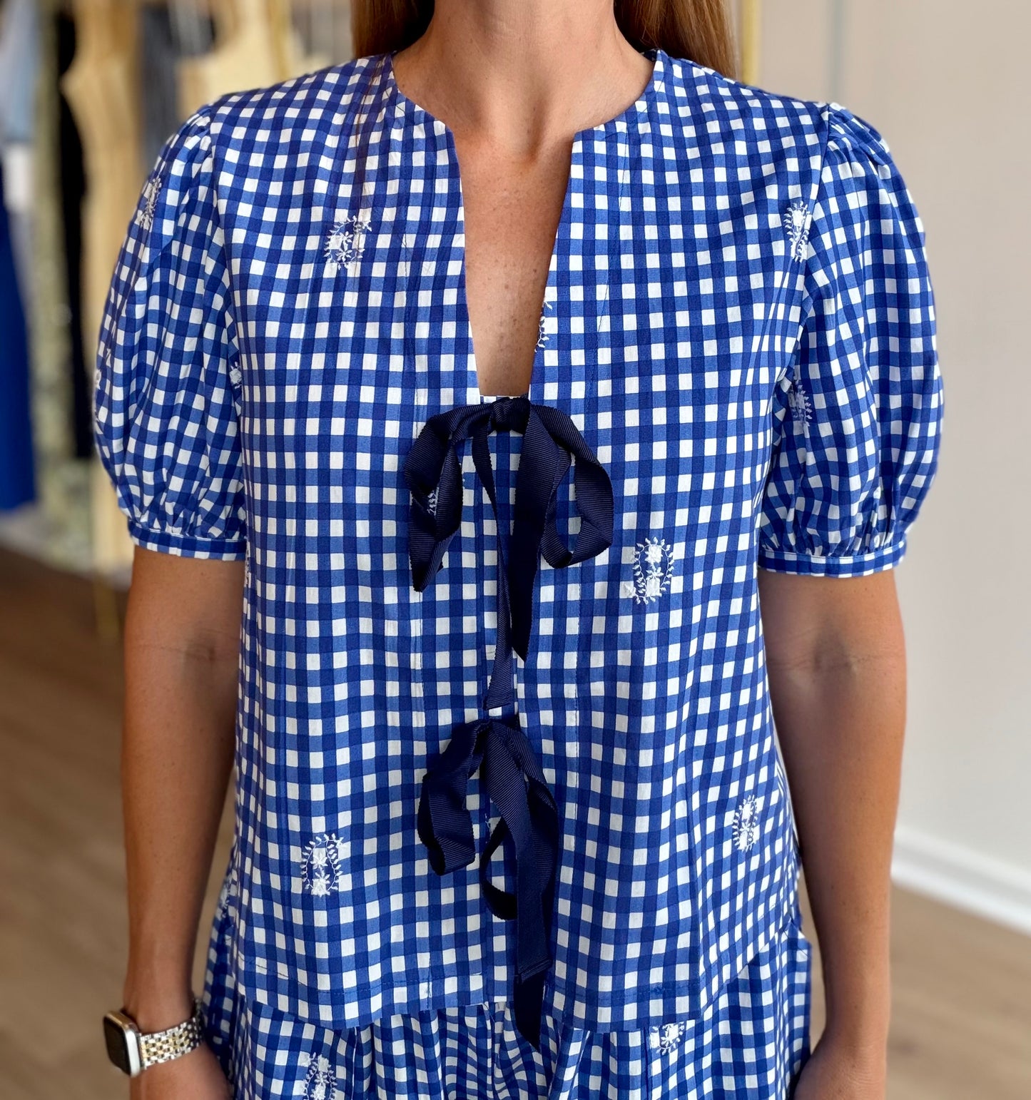 Azure Lace Top