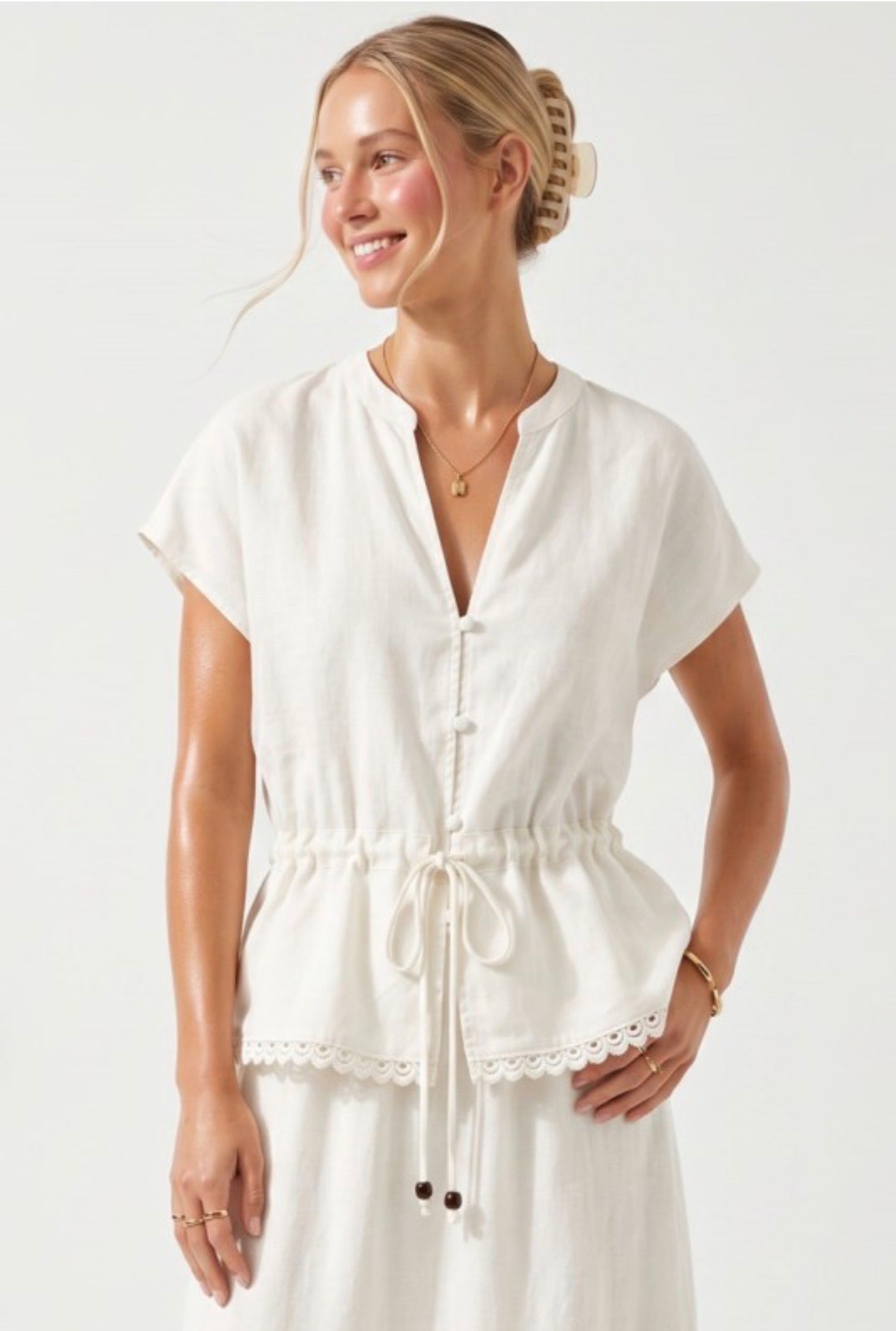 Scallop Blouse
