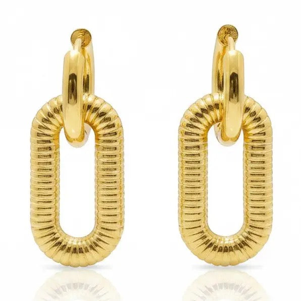 Link Oval Earring