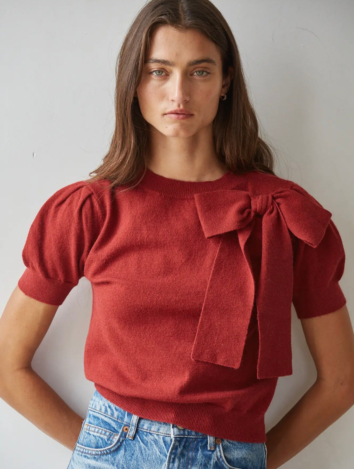 Red Bow Sweater
