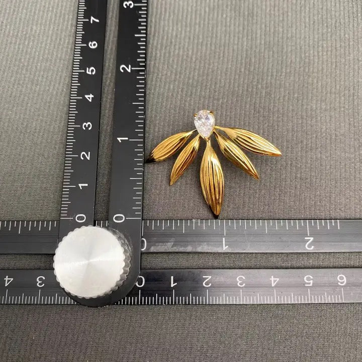 18k Plated Leaf Shapes