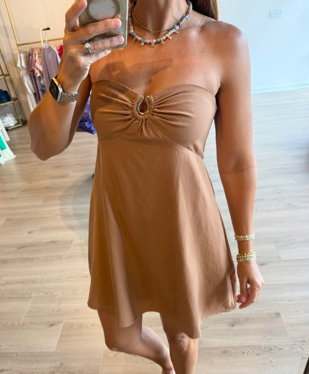 Chestnut Mini Dress