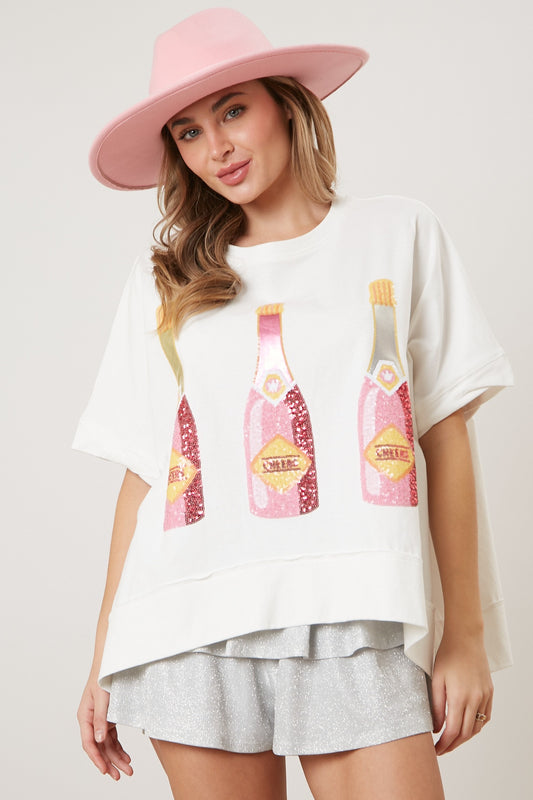 Champagne Sparkle Tee