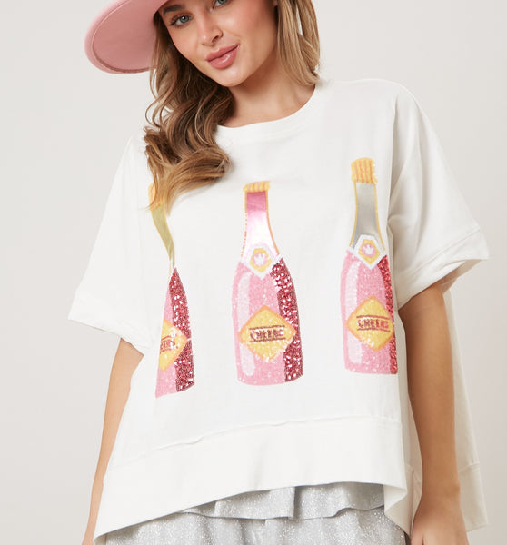 Champagne Sparkle Tee