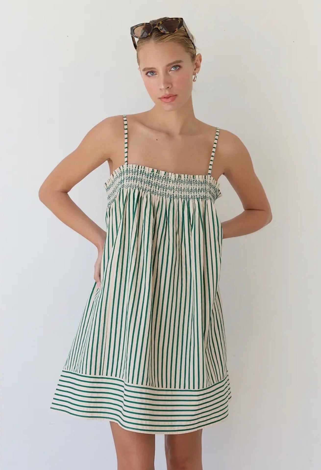 Green Stripe Mini