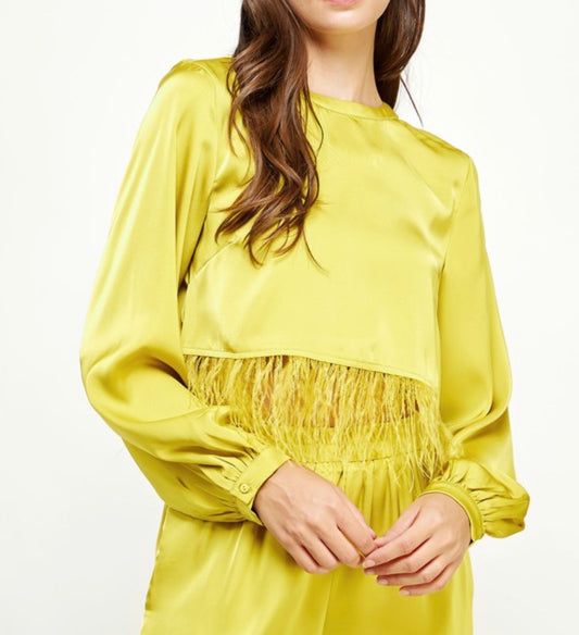 Lime Light Long-Sleeve Top