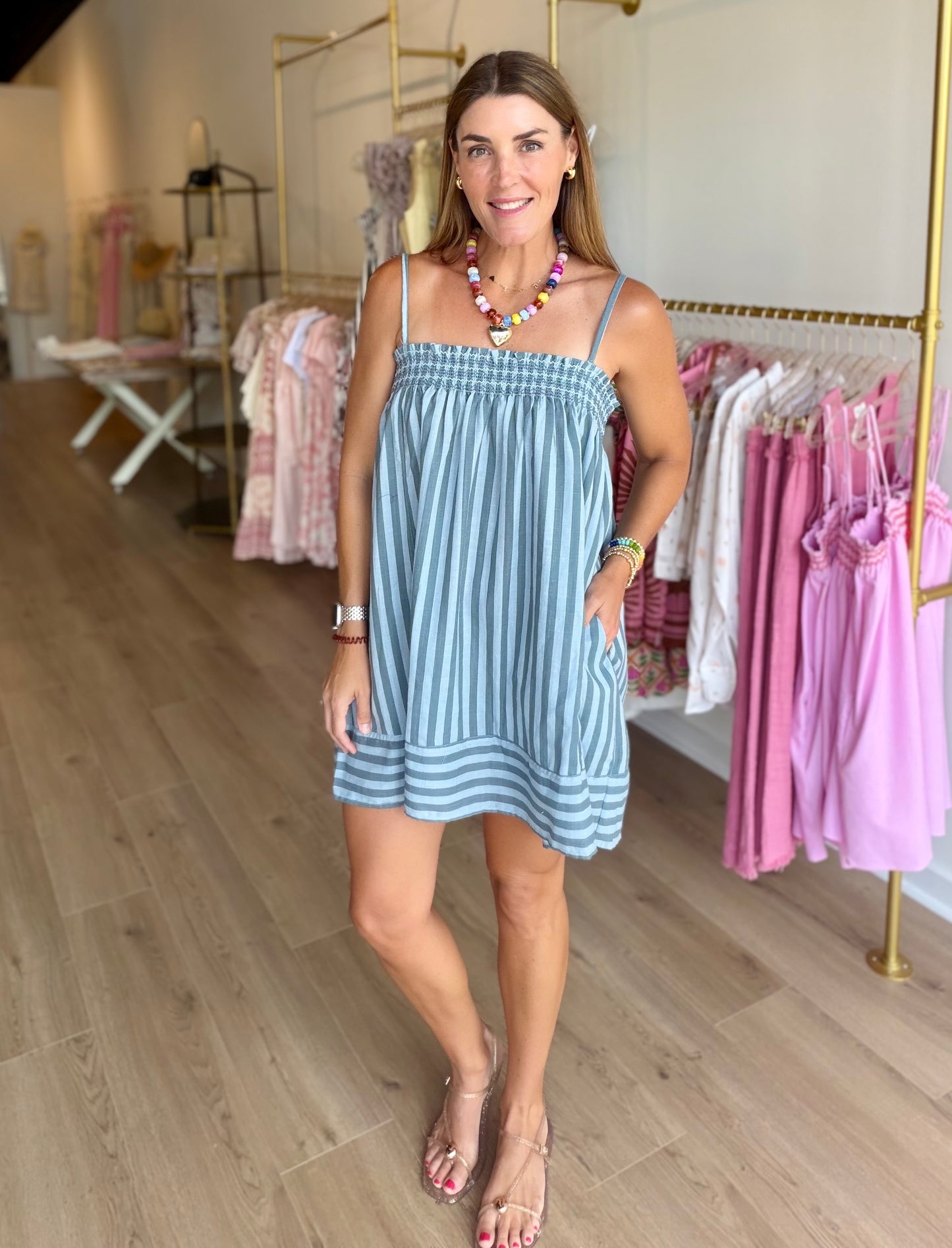 Blue Stripe Mini