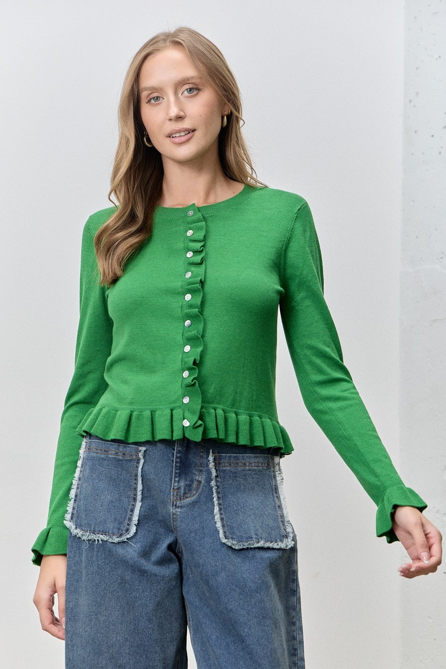 Ruffled Hems Top