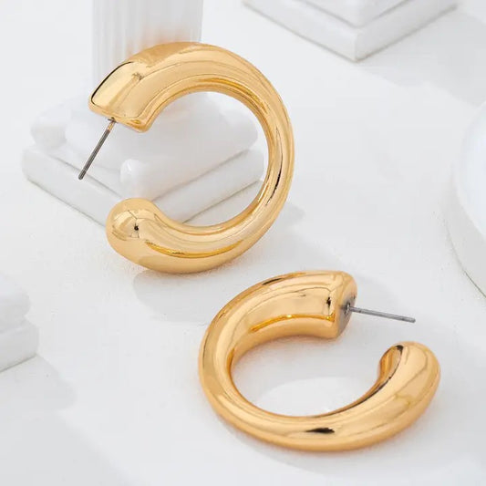 Gold Tube Hoop