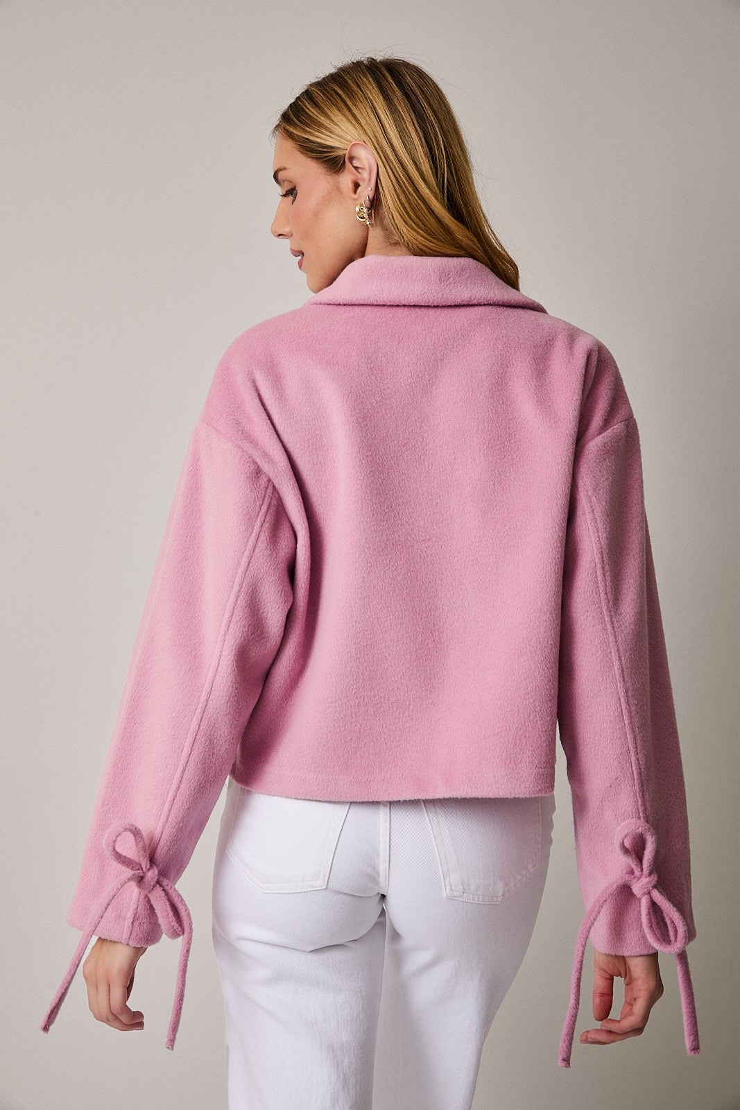 Piggy Pink Crop Coat