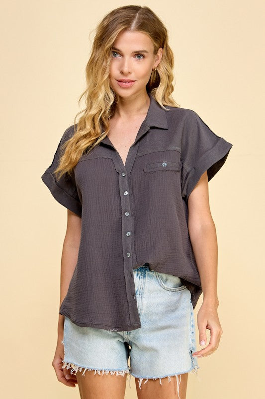 The Transitional Gauze Top