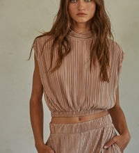 The Rose Pleated Top