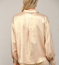 Champagne Button Down Shirt